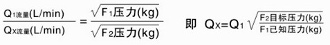 空氣霧化噴嘴的流量計算公式